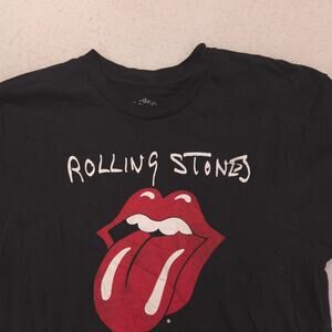 The Rolling Stones North American Tour 1975 Band Shirt Mens Size M Black 16007